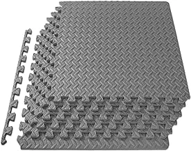 ProsourceFit Puzzle Exercise Mat ½”, EVA Foam Interlocking Tiles Protective Flooring for Gym Equipment and Cushion for Workouts