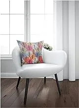 Home Town Digital Print Micro Fibre Autum Leaves Multi Color CUShion With Filler,45X45Cm