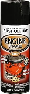 Rust-OlEUm 248932, Gloss Black, 12 Oz, Automotive Engine Enamel Spray Paint