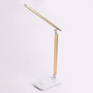 Home Pro Led Desk Lamp, White/Gold