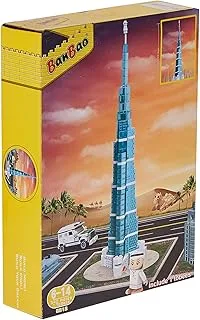 Banbao Burj Khalifa Crystal Clear, Multi-Colour, 37.5 cm, 5312