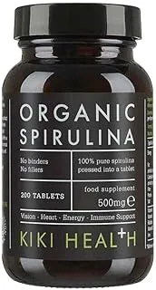 Kiki Health Organic Spirulina, 200 Tablets