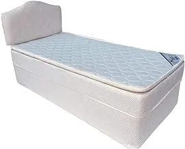 Deep Sleep Devan Bed with Headboard with Spring Pillow Top Mattress 100X200 cm