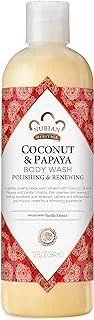 Nubian Heritage Coconut And Papaya Body Wash For Unisex, 13 Oz