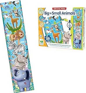 L & T Puzzles - Big To Small Animals New- 430057