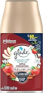 Glade Automatic Spray Refill Apple Cinnamon Air Freshener, For Up To 60 Days Of Automatic Freshness, 269ml