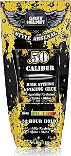 Grey Helmet .50 Calibre Hair Styling Spiking Glue, 6 oz.