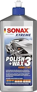 Sonax Xtreme Polish + Wax 3 Hybrid NPT (500 ml) for Removing Weathered Paint Layers and Refreshing Matte Colours, Item No. 02022000