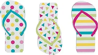 Unique Flip Flop Notepads 12-Pieces, Multicolour