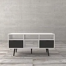 Tvilum Oslo Tv-Unit, White/Matte Black, 75391