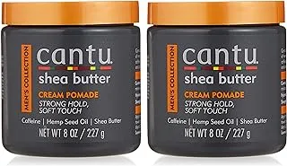 Cantu Mens Cream Pomade 8 Ounce Jar (2 Pack)