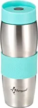 Penguen 0.36 L Vacuum Travel Mug - Green And Silver