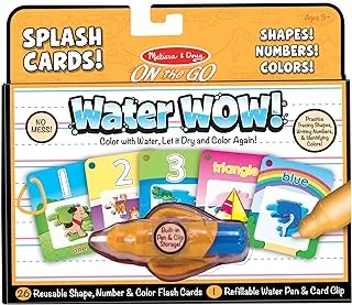 Melissa & Doug On the Go Water Wow! Splash Cards - Shapes, Numbers, and Colors