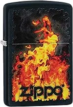 Zippo 218 CI412316 Fire Design Windproof Lighter, Multicolor