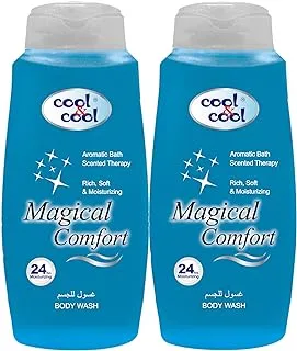 غسول الجسم Cool & Cool Magic Comfort ، 2 × 500 مل