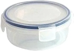 Addis 570 ml Clip And Close Round Food Storage Container, Clear