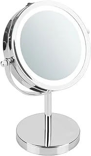 iDesign Lighted Vanity Mirror, Chrome, 10