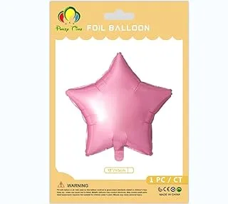 PARTY TIME - 1 Piece Star Shape Shiny Light Pink Foil Balloons 18 Inches Star Shape Mylar Helium Balloons Foil Balloons for Wedding Birthday Party Decorations