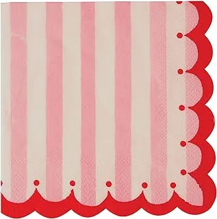 Meri Meri Toot Sweet Napkins 20 Pieces, Small, Pink