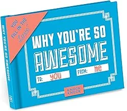 Knock Knock Why You're So Awesome Book Fill in the Love Fill-in-the-Blank Book & Gift Journal