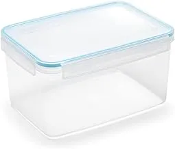 Addis Clip And Close Rectangle Food Storage Box, 4.6 Litre Capacity, Clear