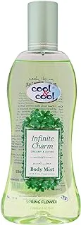 Cool & Cool Infinite Charm Body Mist | Spring Flower, Dreamy & Divine | 250 ml | Green