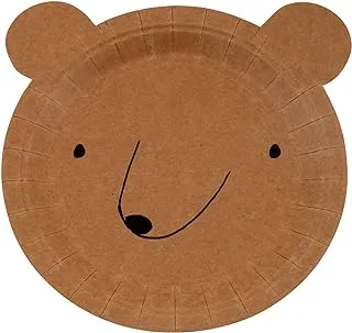 Meri Meri Bear Plate 12 Pieces Set, Small