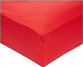 Morano Red Double Flat Sheet Set - 3 Piece