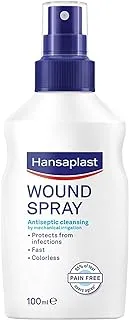 Hansaplast Wound Spray, Antiseptic Wound Cleansing, 100ml