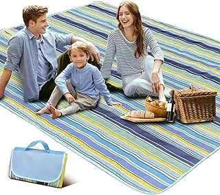 SKY TOUCH Foldable Picnic Blanket Waterproof Beach Blanket Waterproof Picnic Blanket Portable Picnic Mat Portable Beach Mat For Outdoor Camping Family Outdoor Park Garden