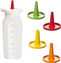 Tescoma Condiment Dispenser, 4 Nozzles, 250 ML Presto, Assorted, 500 ML