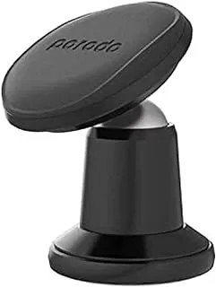 Porodo Mini Magnetic Car Mount (Stick-On Holder) Support all Mobile Devices - Black - PD-MM3MDS-BK