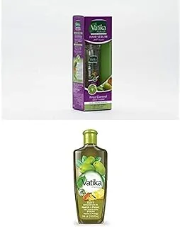 Vatika Hair Serum (Frizz Control) + Vatika Enriched Hair Oil (Olive)