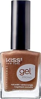 KISS Gel Strong Nail Polish Gold Mine KNPC010E, Light Chocolate, 13 ml