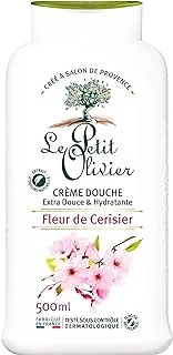 LE PETIT OLIVIER Shower Cream Cherry Blossom No Parabens, 500 ml