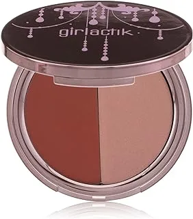 Girlactik USa. Cream Powder BlUSh & Cheek Tint Duo. Matte Shimmer Finish. Lighweight, Pigmented, Buidable Coverage. -Glow Duo BlUSh, La Beauté