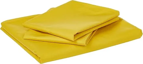 IBed home Solid Colors Bedsheets 3 Pieces Bedding Set, 200 Tc, King Size, Ibed Home Yellow