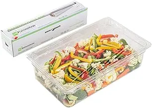 Clear Plastic Food Service Wrap - Bpa-Free Microwave-Safe 18