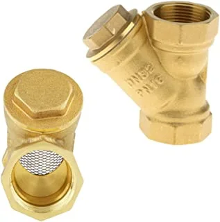 Royal Apex Brass Female Threaded Y Shaped Brass Strainer Filter Valve for Water, HVAC & Plumping Application (1 Inch)