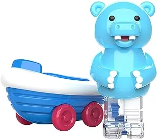 مجموعة من 1. Learning Resources Zoomigos ، Hippo & Boat Car