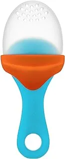 Boon Pulp Silicone Feeder - Orange/Blue