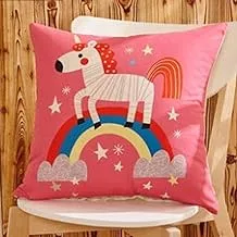 Multi functional pillow converts into blanket when open- unicorn, Medium