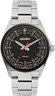 Seiko Men Analog Stainless Steel Watch Sur507P1, Silver