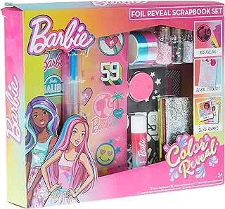 Barbie Color Reveal Foil - Reveal Scrapbook Set, Multicolor