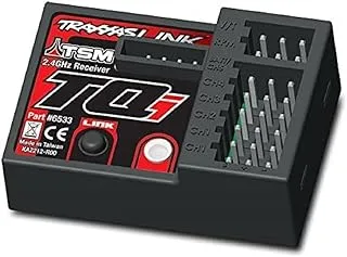 TRAXXAS 2.4 GHz/4-Channel TSM Stability Management Receiver RC Parts, Black, 6533