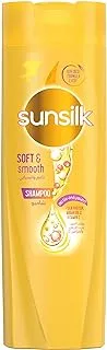 SUNSILK Shampoo, For Soft & Smooth Hair, Soft & Smooth, With Silk Protein, Argan Oil & Vitamin C, 200ml