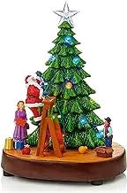 30cm Lit Musical Xmas Tree