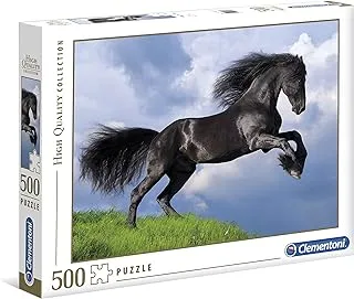 Clementoni - Adult Puzzle The Fresian Black Horse 500Pcs