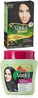 Vatika Henna Deep Black + Hammamzaith - Color And Nourish Your Hair