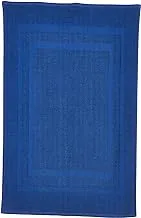 Hotel Linen Klub DEYARCO Princess 100% Cotton 850GSM Terry Ring Spun 1pc Bath Mat- Quick-Dry, Highly Absorbent, Size : 50 x 80cm, Royal Blue